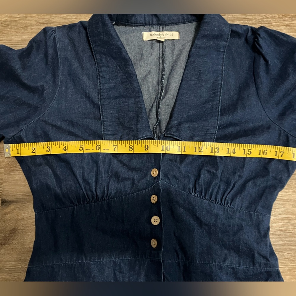 Nobody’s Child denim dress size 4 NWOT - Picture 5 of 9
